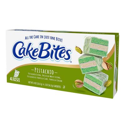 CakeBites Pistachio, 4-2OZ Grab &amp; Go packs (8 OZ Box)