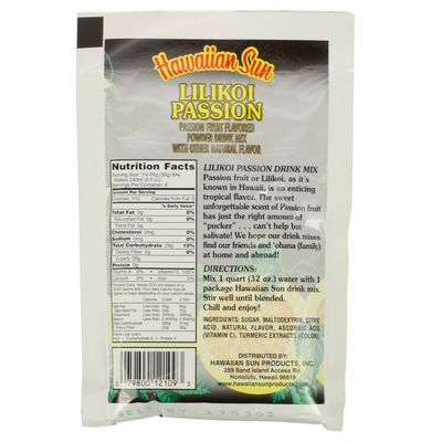 Hawaiian Sun Lilikoi Passion Powdered Drink, 4.16-Ounce
