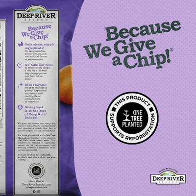 Deep River Snacks Sweet Maui Onion Kettle Cooked Potato Chips, 5 Ounce (Pack of 12)