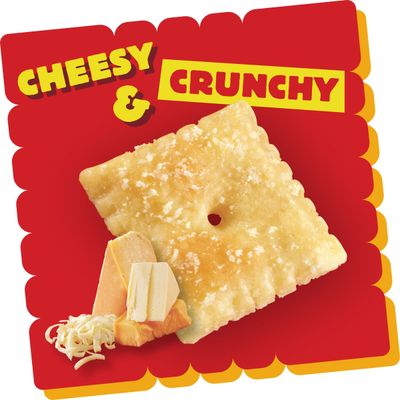 Cheez-It Cheese Crackers, Baked Snack Crackers, Office and Kids Snacks, Italian Four Cheese, 12.4oz Box (1 Box)