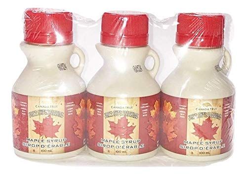 CANADA TRUE Pure Maple Syrup(Amber) (3x100ml)