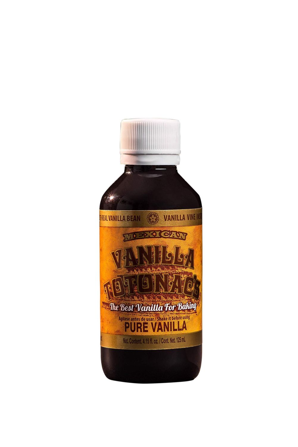 Mexican Vanilla Totonacs - 4.15 Oz (125mL) Bottle - Pure Vanilla Extract
