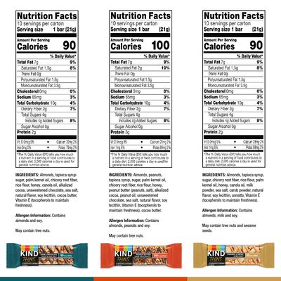 KIND Thins, Variety Pack, Gluten Free, 100 Calorie, 30 Count