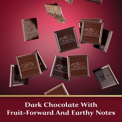 GHIRARDELLI Intense Dark Chocolate Bar, 92% Cacao Holiday Chocolate for Holiday Gifts and Stocking Stuffers, 3.17 Oz Bar (Pack of 12)
