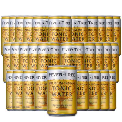 Fever Tree Premium Indian Tonic Water - Premium Quality Mixer and Soda - Refreshing Beverage for Cocktails &amp; Mocktails 150ml Bottle