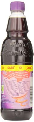 Vimto Blackcurrant Drink England, 23.6 Ounce Plastic Bottle