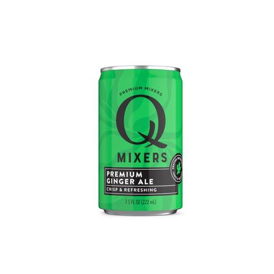 Q Mixers Ginger Ale, Premium Cocktail Mixer, 7.5 oz (12 Cans)