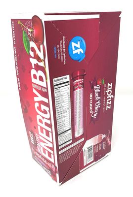 Zipfizz Healthy Energy Drink Mix Black Cherry Limited Edition, 30 count