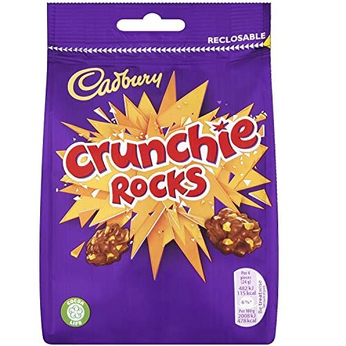 Cadbury Crunchie Rocks Bag110 g (Pack of 5)