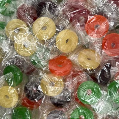 Life Savers Hard Candy Bulk 5lb Bag of 5 Flavors of Lifesavers Hard Candy- Cherry, Raspberry, Watermelon, Orange, and Pineapple Lifesavers Individually Wrapped by Snackivore.