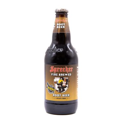 Sprecher Root Beer, Great Tasting, Hand Crafted, Fire-Brewed, Gourmet, Craft Soda, 16oz Glass Bottles- 12 PACK