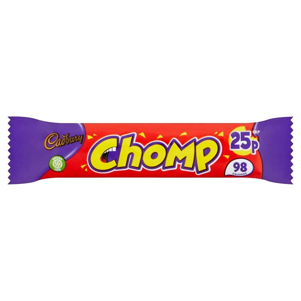 Cadbury Chomp Bars | Total 60 bars of British Chocolate Candy