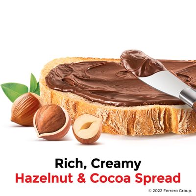 Nutella Hazelnut Spread with Cocoa for Breakfast, Bulk 12 Pack, 7.7 oz per Jar, Holiday Baking and Desserts