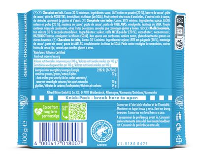 Ritter Sport Alpine Milk-Pack of 3
