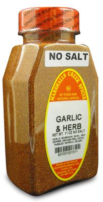 Marshalls Creek Spices New Size Marshalls Creek Spices Garlic And Herb No Salt Seasoning, 11 Ounce