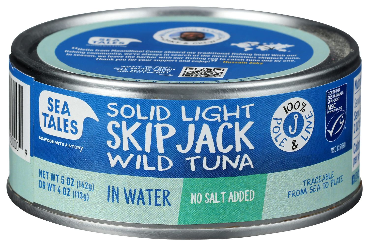 Sea Tales, Tuna Skipjack In Water NSA, 5 Ounce
