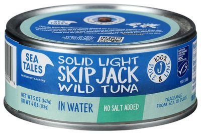 Sea Tales, Tuna Skipjack In Water NSA, 5 Ounce