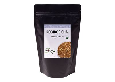 Organic Rooibos Chai Tea, Loose Leaf Chai Indian Spiced Rooibos Tea, 100% Caffeine-Free, Hot &amp; Iced, Unsweetened, High Antioxidants | 8oz Bulk Tea, 80-100 Cups | The Spice Hut, First Sip of Tea