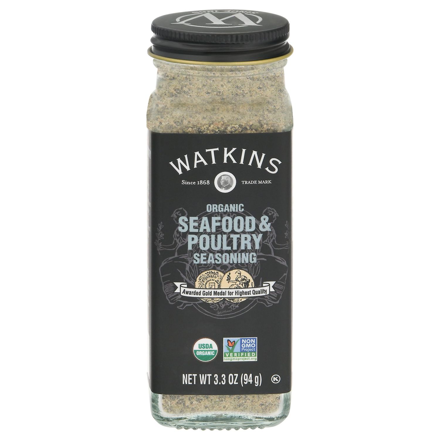 Watkins Organic Seafood &amp; Poultry Seasoning 3.3 ounces