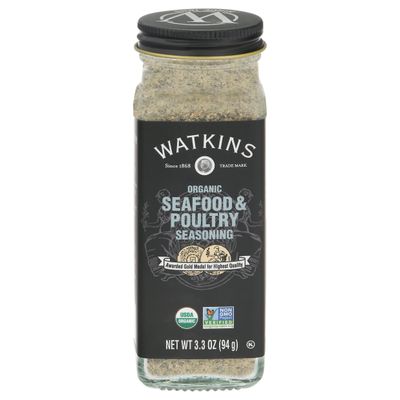 Watkins Organic Seafood &amp; Poultry Seasoning 3.3 ounces