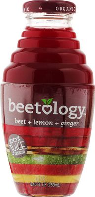 Beetology Beet Plus Lemon Plus Ginger Juice, 8.45 Fl Oz (Pack of 6)