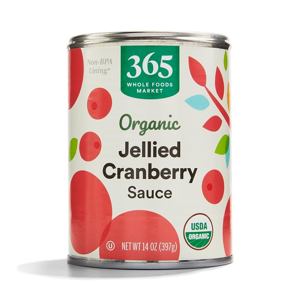 365 by Whole Foods Market, Sauce Cranberry Jellied Organic, 14 Ounce