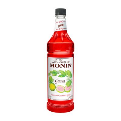 Monin Flavored Syrup, Guava, 33.8-Ounce Plastic Bottle (1 liter)
