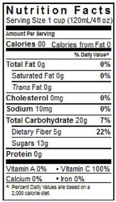 Lyons ReadyCare Cranberry Cocktail 100% Juice with Fiber for Digestive Health - 4 fl oz Cups (48 Pack)