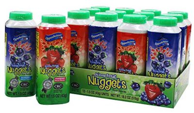 12 Fruit Nuggets Mini Bottles Assorted Flavors Kosher Vitamin C Real Juice All Natural Flavors Gluten Free - By Au&#39;some