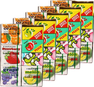 Marukawa 7 Pack Bubble Gum 1.29oz (5 Pack)