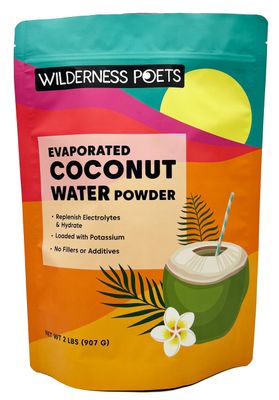 Wilderness Poets, 100% Evaporated Coconut Water Powder - No Maltodextrin, No Fillers, No Additives - 1 Ingredient - Instant Mix (32 Ounce)