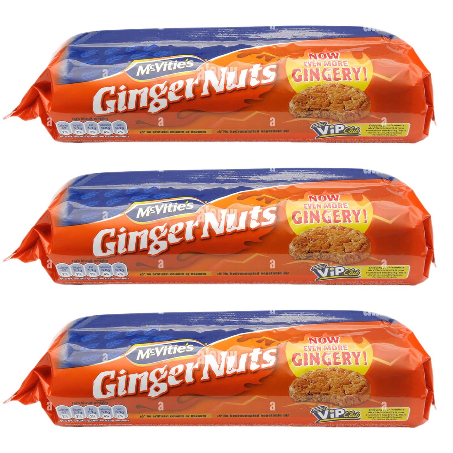 McVitie&#39;s Ginger Nut 250G (Pack of 3)|Packed For Zuvo