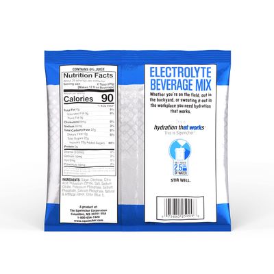 Sqwincher Powder Pack, Mixed Berry Flavor Electrolyte Drink Concentrate, 23.83 oz Packet (Pack of 32)