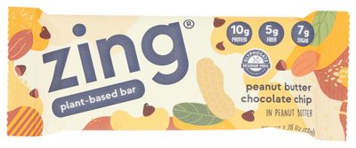ZING Peanut Butter Chocolate Bar, 1.76 OZ