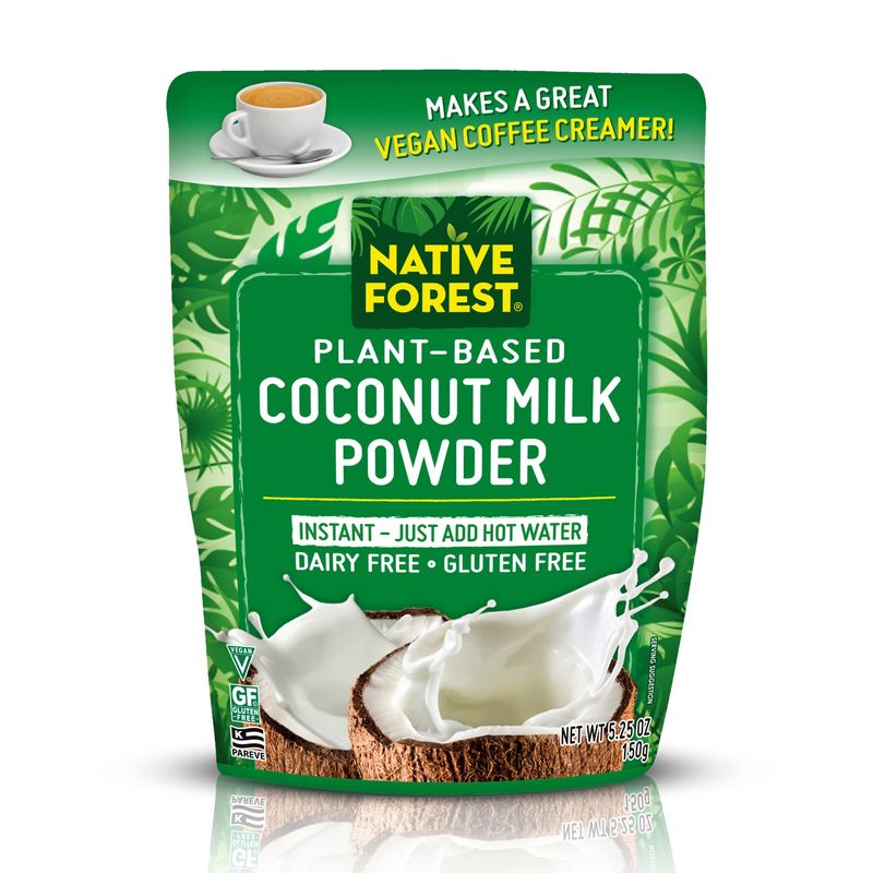 Native Forest Coconut Milk Powder - Coconut Powder, Coconut Cream Powder, Coconut Creamer Powder, Coconut Milk Creamer, Dairy Free - 5.25 Oz (6 Pack)