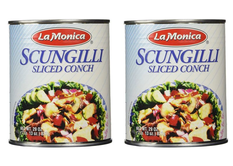 Lamonica Fine Foods Scungilli, Sliced Conch, 29-Ounce - Pack of 2