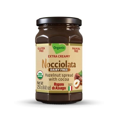 Rigoni di Asiago Organic Dairy Free Nocciolata Classic Hazelnut Spread, 8.82 OZ