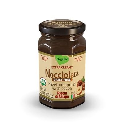 Rigoni di Asiago Organic Dairy Free Nocciolata Classic Hazelnut Spread, 8.82 OZ