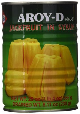 Aroy-D Jackfruit in Syrup, 20 Ounce (Pack of 6)