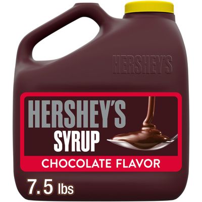 HERSHEY&#39;S Chocolate Flavored Syrup Bulk Jug, 7 lb 8 oz