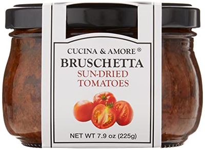 CUCINA &amp; AMORE Sun Dried Tomato Bruschetta, 7.9 OZ