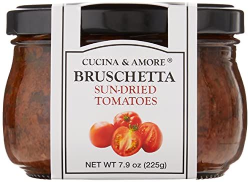 CUCINA &amp; AMORE Sun Dried Tomato Bruschetta, 7.9 OZ