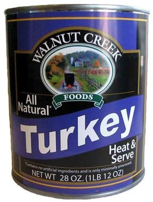 Walnut Creek Canned Boneless Turkey Pieces, Favorite Amish Food, 28 Oz. Can (Pack of 4)