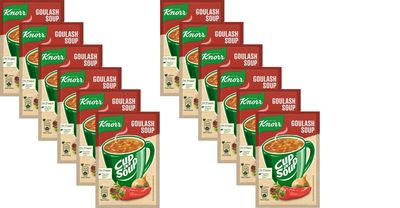 (Pack of 12) Knorr Cup a Soup Instant Goulash Soup 12x16g / 12x0.56 oz