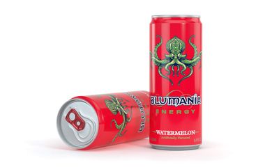 BLUMANIA ENERGY - WATERMELON, 8.4 Oz (Pack of 24), No Jitters, No Preservatives