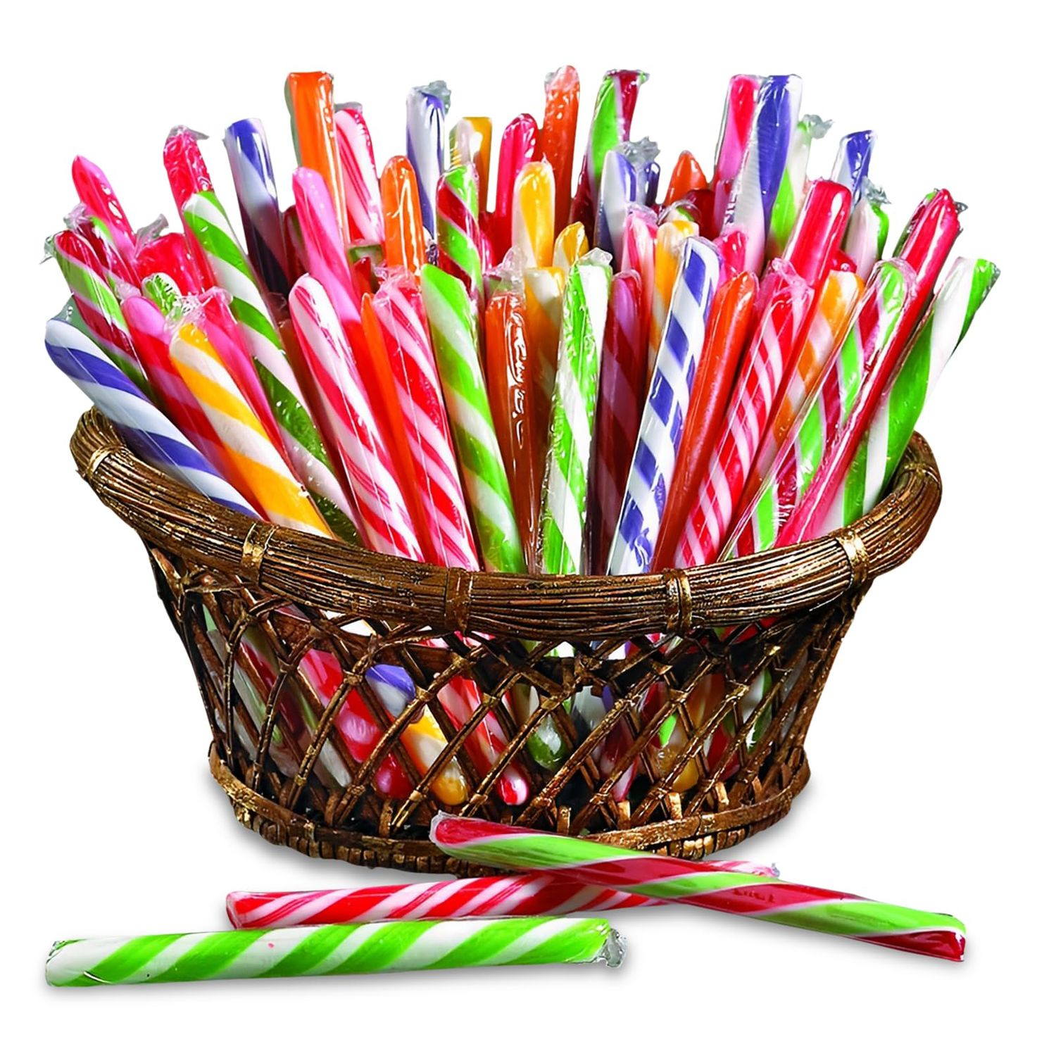 Fun Express Candy Canes Bulk Individually Wrapped - 80 Irresistible Pieces for a Sweet Festive Treat - Perfect for Parties, Stocking Stuffers, and Holiday Gifts