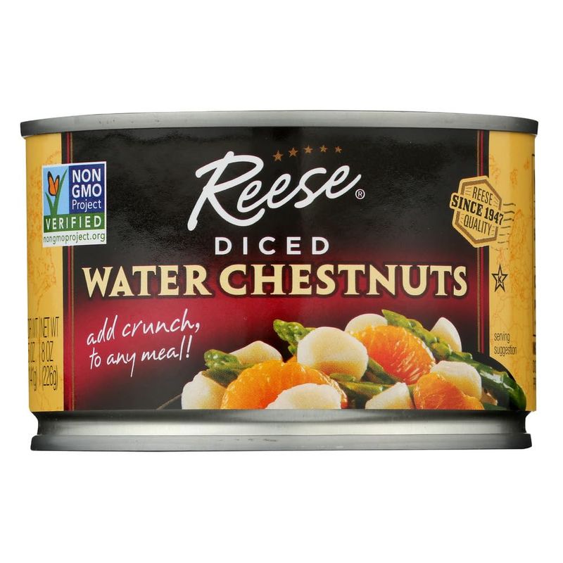 Reese&#39;s Water Chestnuts Diced 8 OZ (Pack of 3)