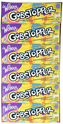Wonka Everlasting Gobstopper, Candy, Jawbreaker Candy, 1.77 oz (24 ct)