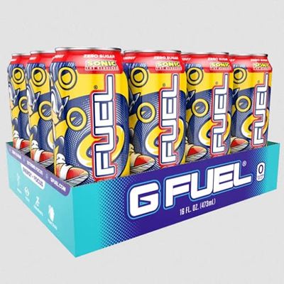 Extreme Energy G Fuel Energy Drink 12 Pack 16ounce cans (Sonic&#39;s Peach Rings)