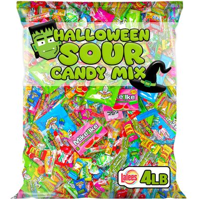 Sour Candy Bulk - 4 Pounds - All Sour Parade Candy Variety Pack - Bulk Sour Candy Mix - Assorted Pinata Candies - Goodie Bag Mix - Super Sour Party Favors for Kids